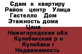 Сдам 1к. квартиру › Район ­ центр › Улица ­ Гастелло › Дом ­ 5 › Этажность дома ­ 4 › Цена ­ 1 - Нижегородская обл., Кулебакский р-н, Кулебаки г. Недвижимость » Квартиры аренда   